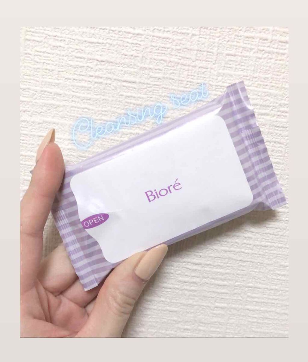 メイク落とし ふくだけコットン/ビオレ/クレンジングシートを使ったクチコミ（1枚目）