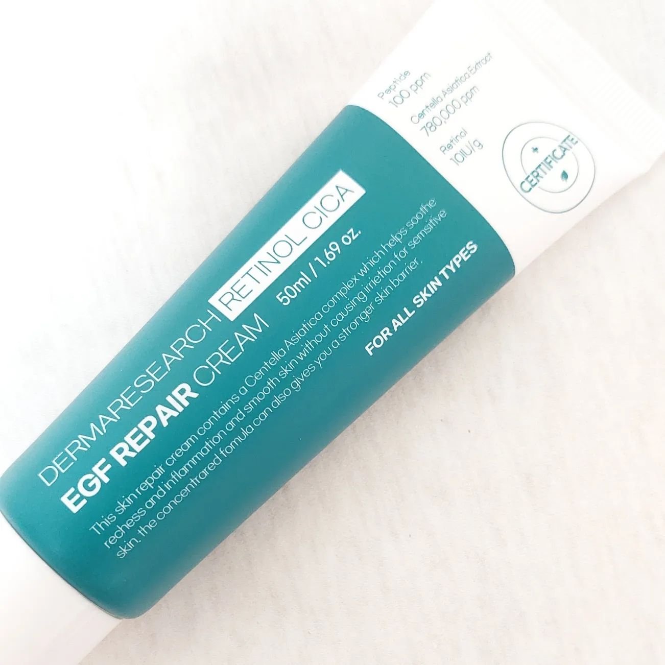 レチノールシカEGFリペアクリーム/DERMA RESEARCH/フェイスクリームを使ったクチコミ（2枚目）