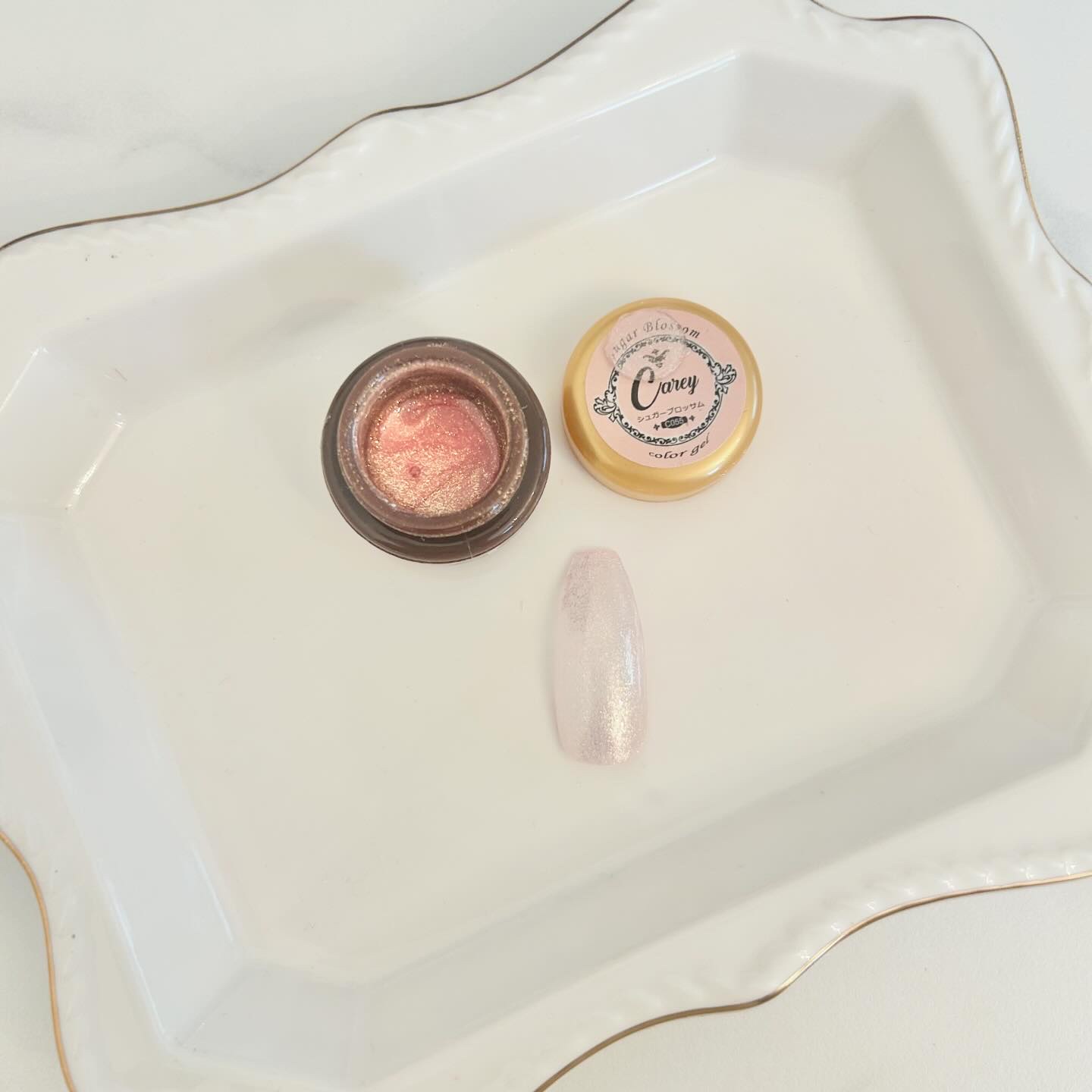 Carey カラージェル/Carey/ジェルネイルを使ったクチコミ（3枚目）