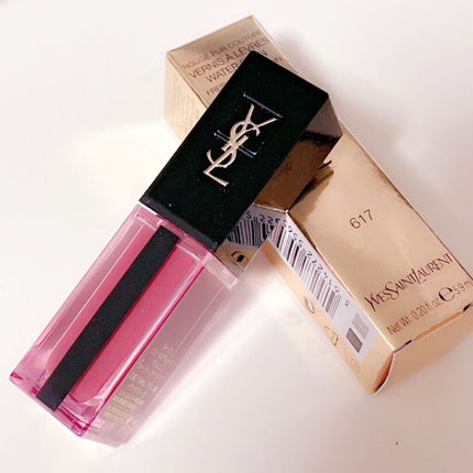 ルージュ ピュールクチュール ヴェルニ ウォーターステイン/YVES SAINT LAURENT BEAUTE/口紅を使ったクチコミ(1枚目)