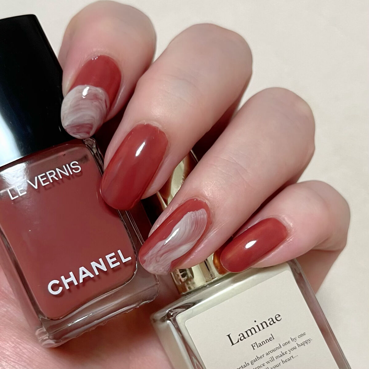 nail polish White Lilly＜ホワイトリリー＞/Laminae/マニキュアを使ったクチコミ（1枚目）