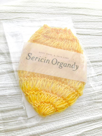 セリシンそのまま 洗顔生糸ミトン_小_約11センチ/洗顔生糸 Sericin Organdy/その他洗顔料を使ったクチコミ(2枚目)