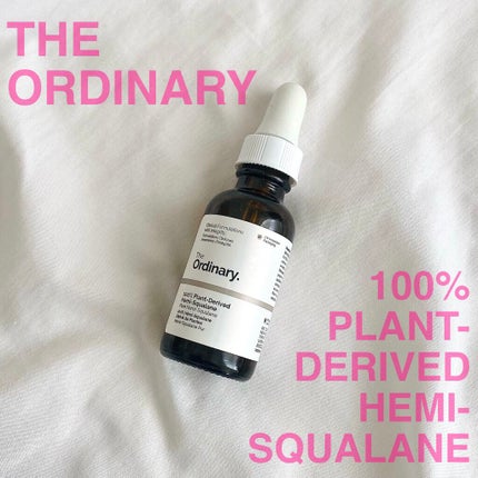 100% Plant-Derived Hemi-Squalane/The Ordinary/フェイスオイルを使ったクチコミ(1枚目)