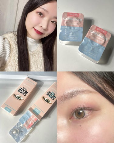 i-DOL CANNA ROSE DAILYのクチコミ「＼色素薄めでカンナアイ👀／

着色直径が大きすぎず
ふちもくっきりしすぎない
絶妙に可愛いカラ.....」（3枚目）