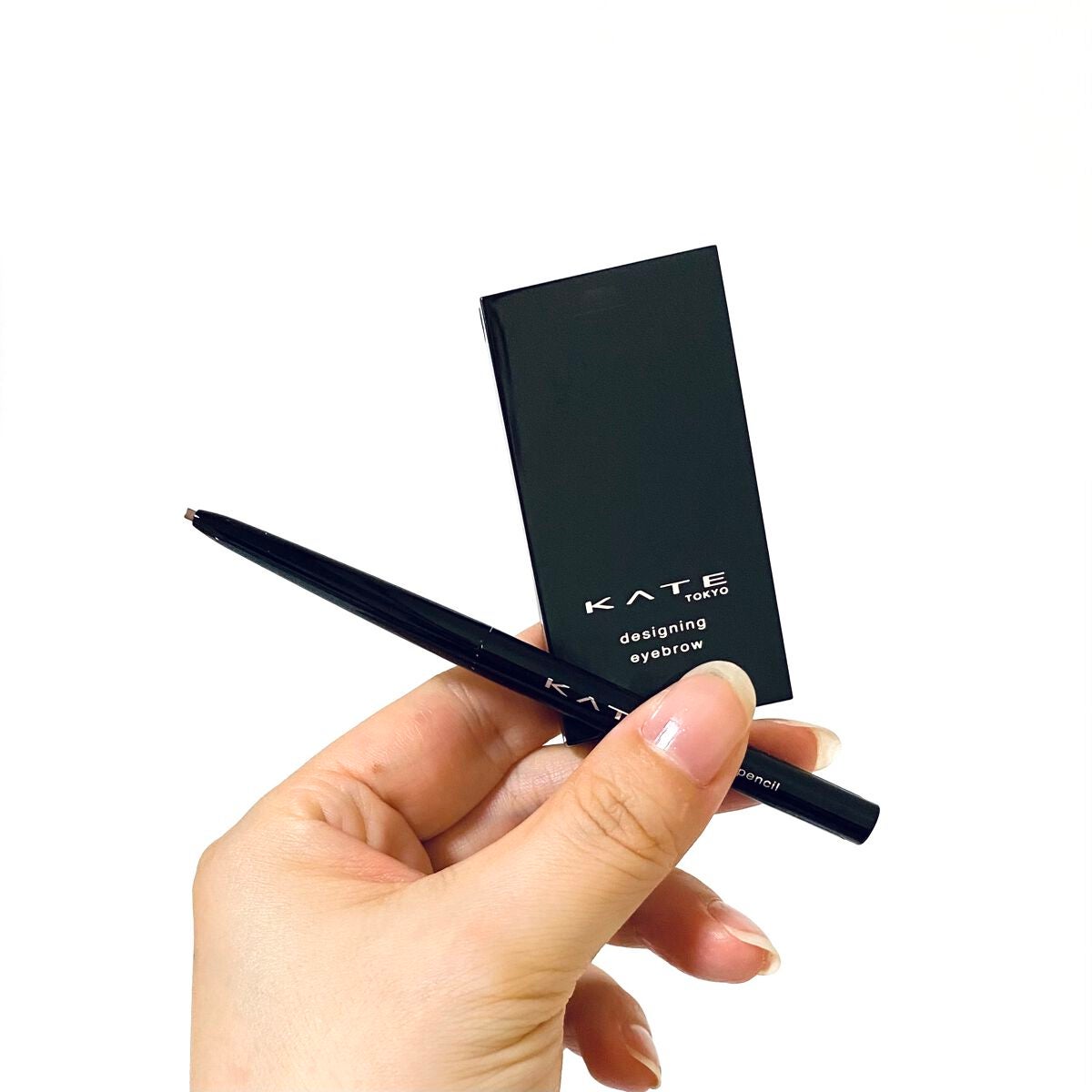 ケイト デザイニングアイブロウ3D/KATE/パウダーアイブロウを使ったクチコミ(9枚目)