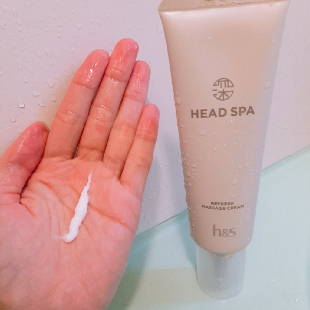 リフレッシュ マッサージクリーム/h&s/洗い流すヘアトリートメントを使ったクチコミ（2枚目）