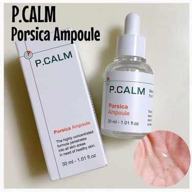 P.CALM ポルシカアンプルのクチコミ「.
.
P.CALM
Porsica Ampoule
.
"刺激を受けて敏感になった肌へ
火傷.....」（1枚目）