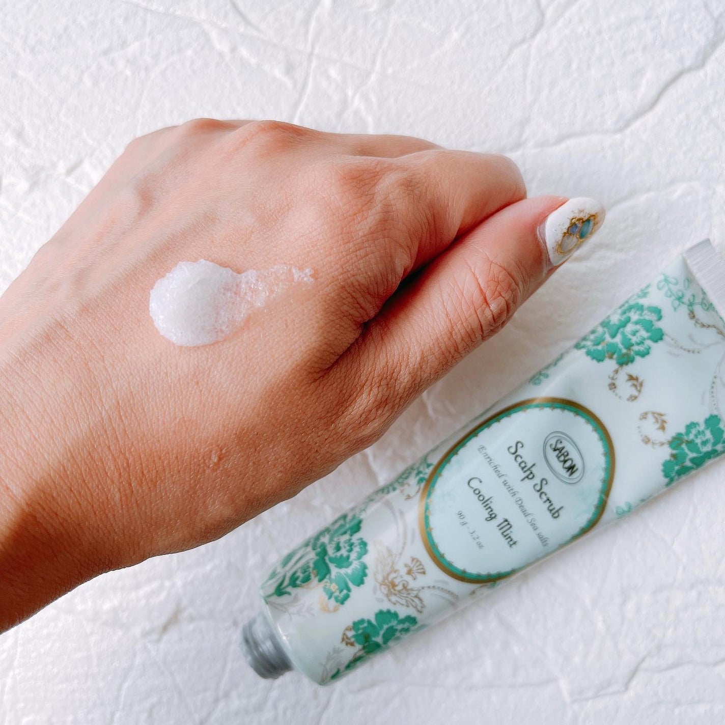 ヘッドスクラブ リフレッシング(ミント)/SABON/ヘッドスクラブを使ったクチコミ(3枚目)