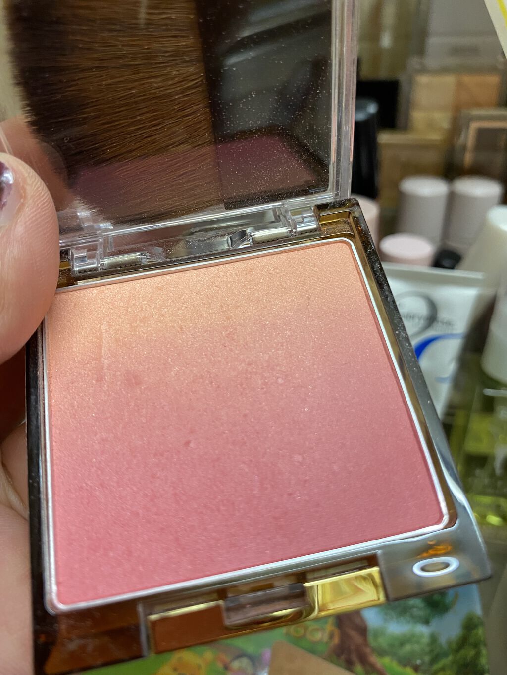 オーラティック ブラッシュ/excel/パウダーチークを使ったクチコミ（1枚目）