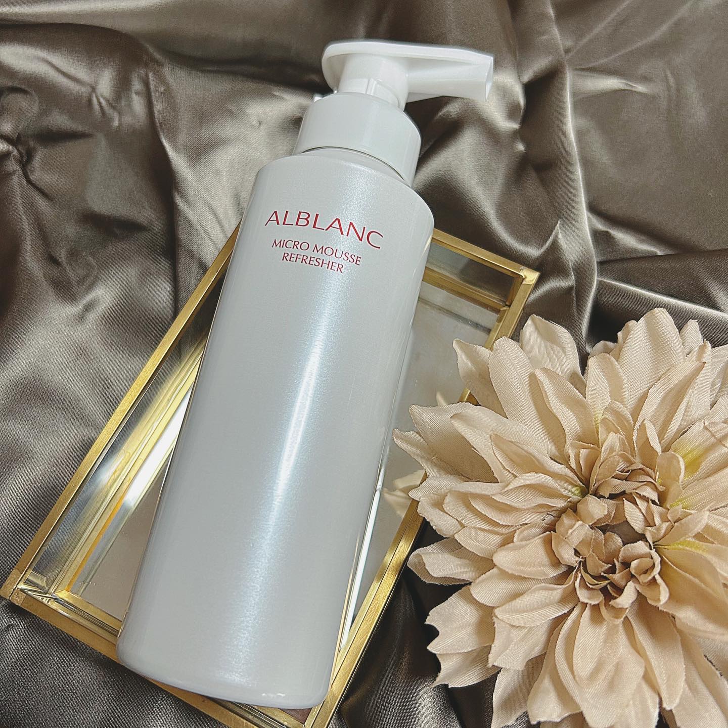 マイクロムース リフレッシャー/ALBLANC/泡洗顔を使ったクチコミ（1枚目）