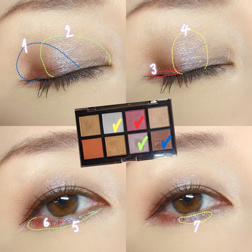 アイカラーレーション スペシャルエディション/LUNASOL/アイシャドウパレットを使ったクチコミ(4枚目)