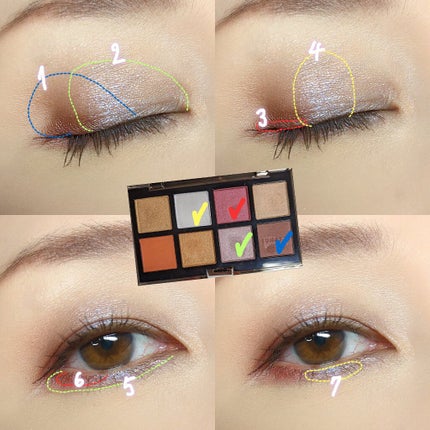 アイカラーレーション スペシャルエディション/LUNASOL/アイシャドウパレットを使ったクチコミ(4枚目)