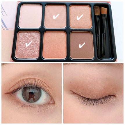 アイカラーパレット/heme/アイシャドウパレットを使ったクチコミ(4枚目)