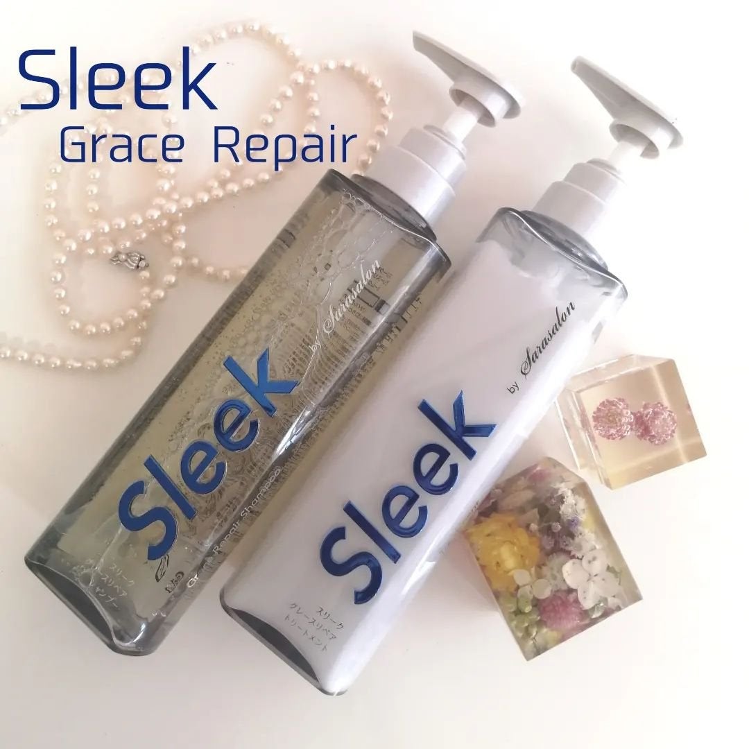 グレースリペアシャンプー/トリートメント/スリーク by サラサロン/市販シャンプーを使ったクチコミ(1枚目)