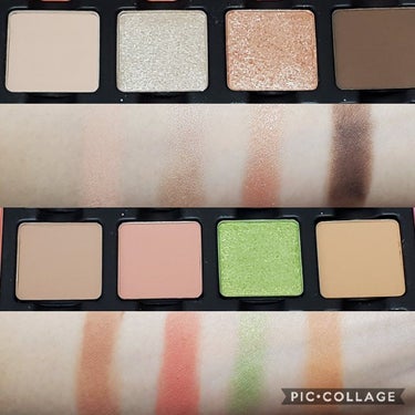 Paris EDIT Eye Shadow Palette/VISEART/パウダーアイシャドウを使ったクチコミ（3枚目）