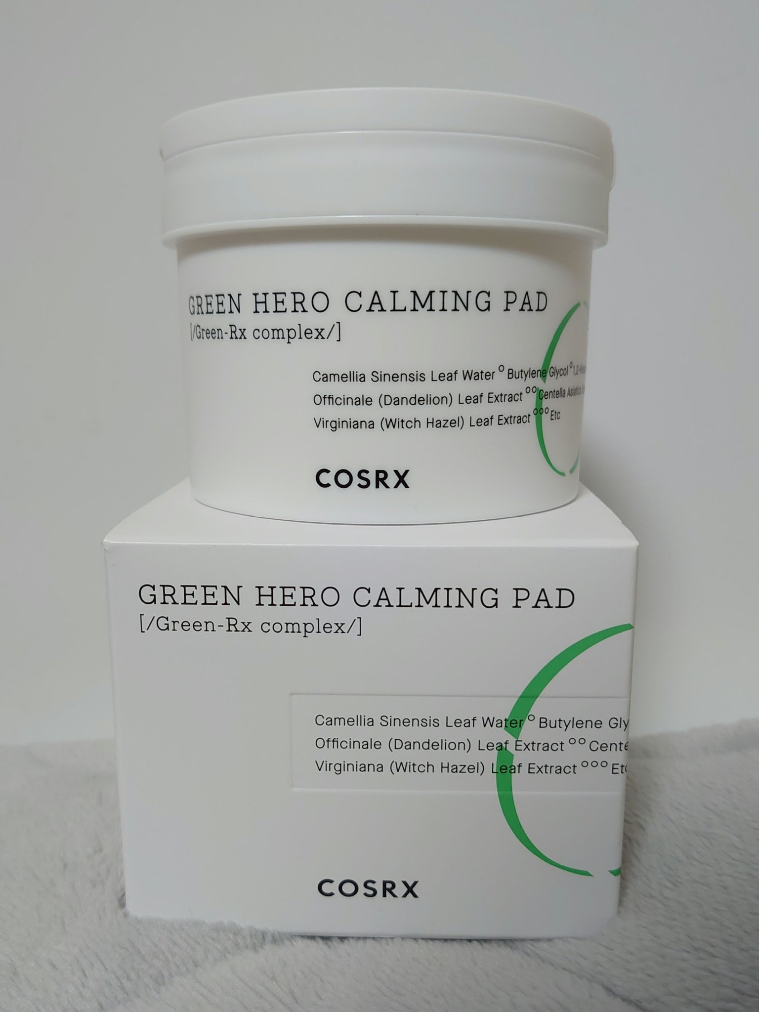ワンステップグリーンカーミングパッド/COSRX/トナーパッドを使ったクチコミ（1枚目）