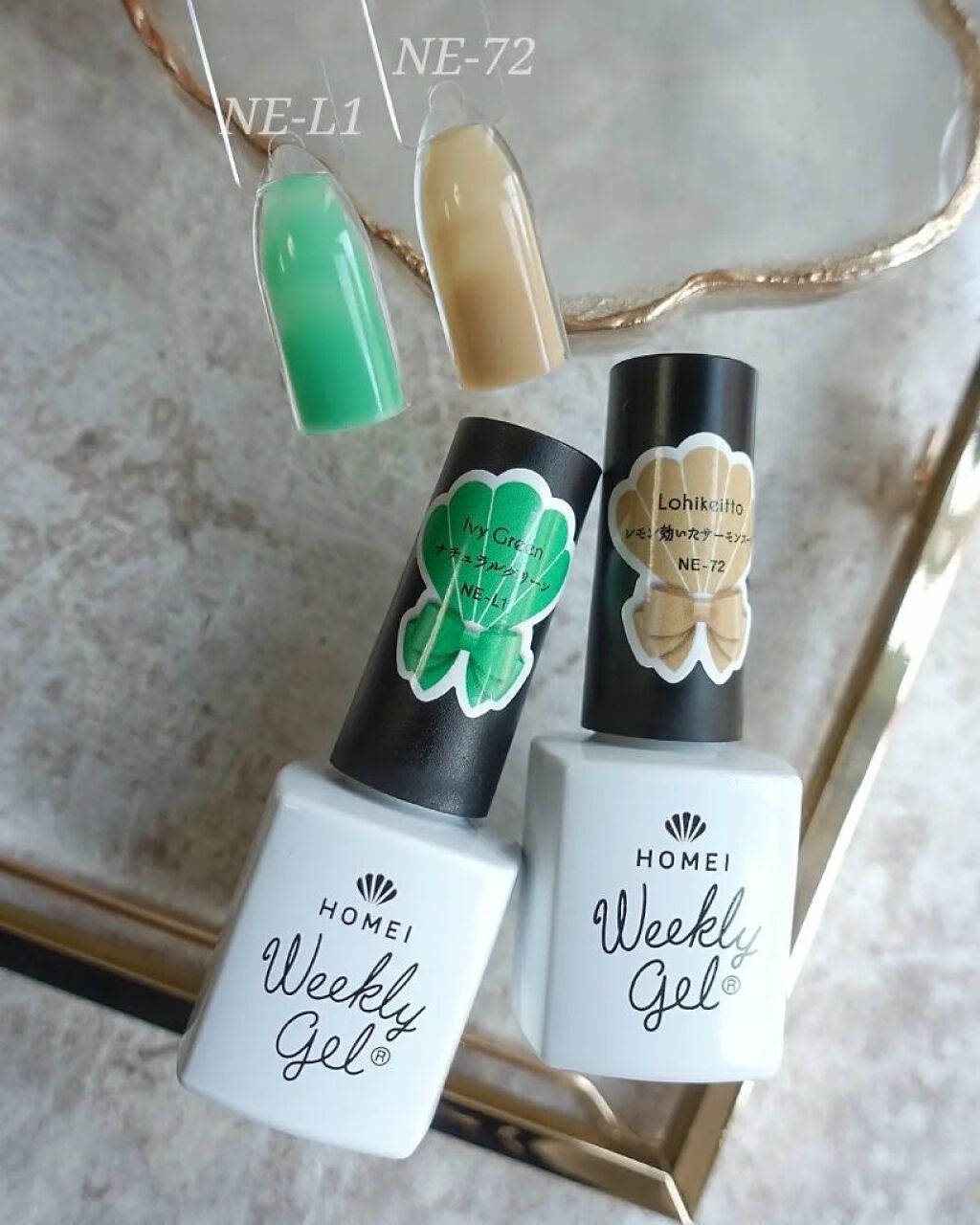 ウィークリージェル/HOMEI/ジェルネイルを使ったクチコミ（3枚目）