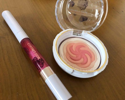 Wルージュ ティント&マット/コフレドール/リップティントを使ったクチコミ(3枚目)