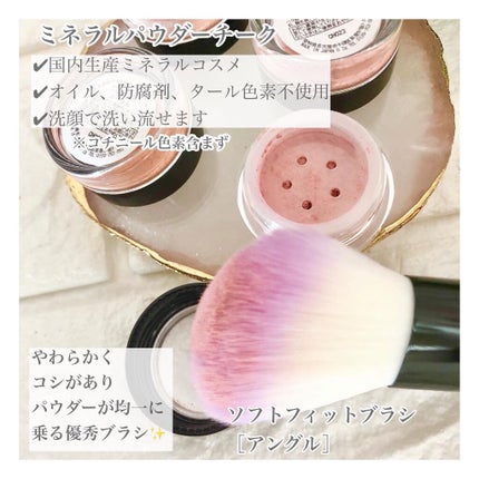 ミネラルパウダーチーク/レイチェル ワイン/パウダーチークを使ったクチコミ(2枚目)
