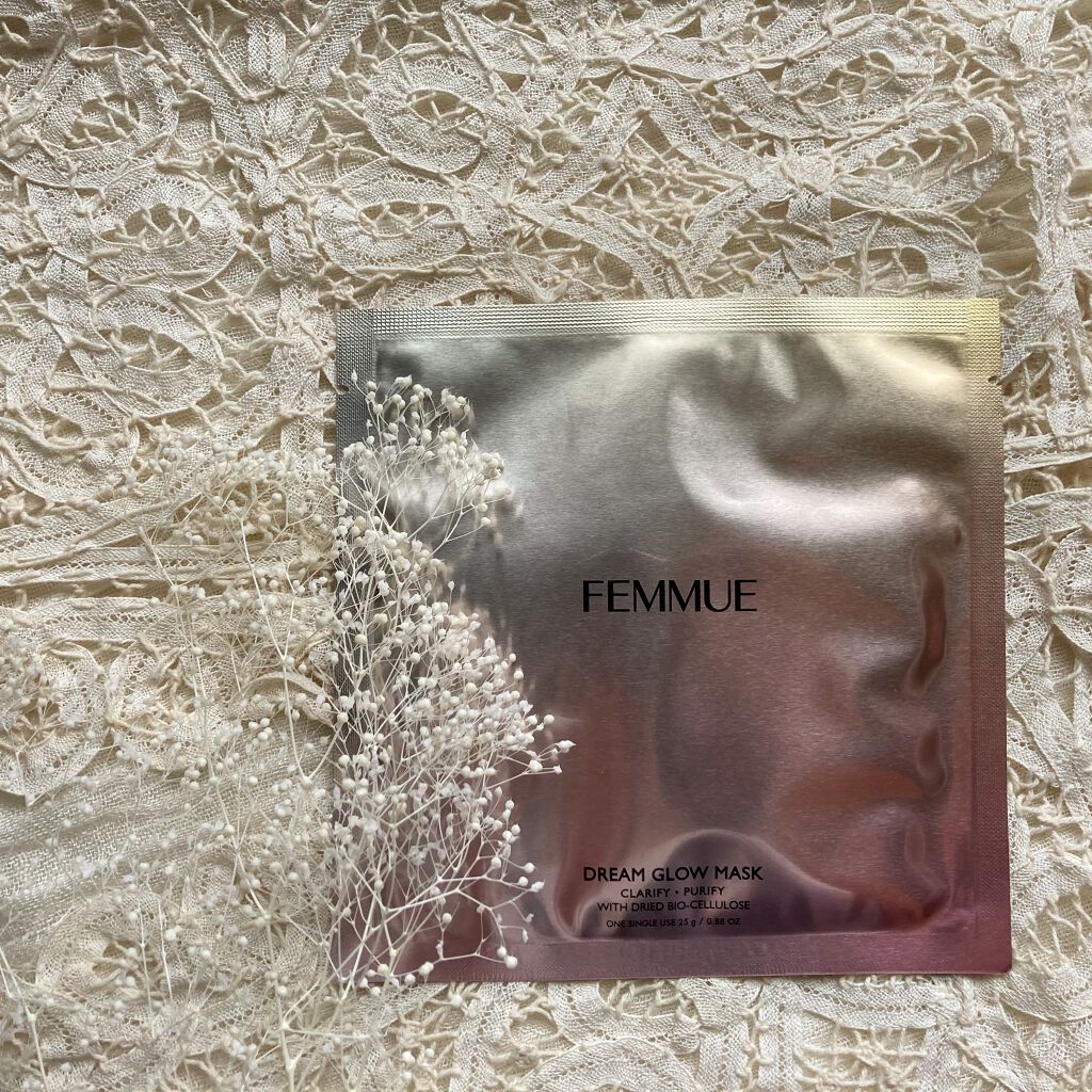 ドリームグロウマスク CP(肌引き締め・ブースター)/FEMMUE/シートマスク・パックを使ったクチコミ(1枚目)