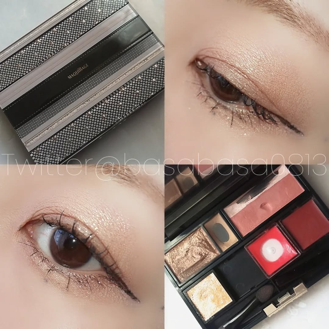 ドラマティックアイカラー (マルチ) BR343 アーモンドガレット/マキアージュ/マルチパレットを使ったクチコミ（1枚目）