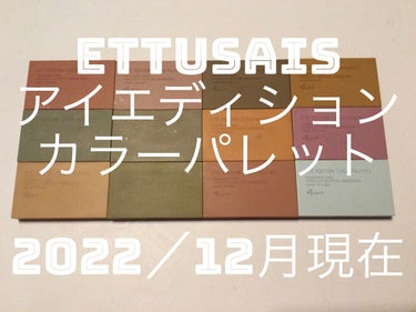 アイエディション(カラーパレット)/ettusais/アイシャドウパレットを使ったクチコミ（1枚目）