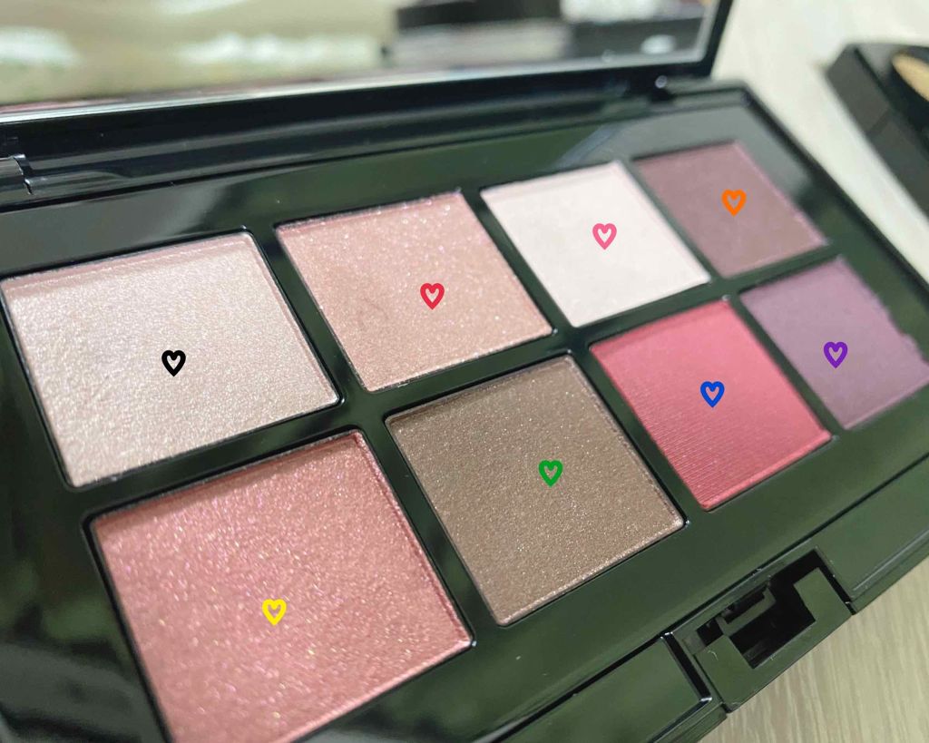 コンパクトアディクション “パーティタッチ”/ADDICTION/アイシャドウパレットを使ったクチコミ(3枚目)