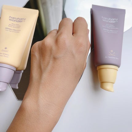 ブラックライス ピュア ミネラル リリーフ デイリー サンスクリーン/haruharu wonder/日焼け止めクリームを使ったクチコミ(5枚目)