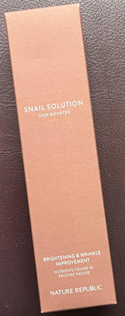 (旧)スネイルソリューションスキンブースター/ネイチャーリパブリック/ブースター・導入液を使ったクチコミ(1枚目)