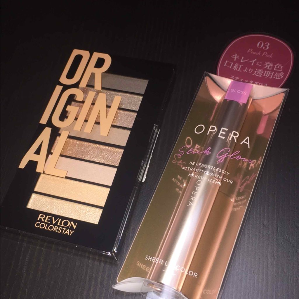 オペラ シアーリップカラー RN 03 ピーチピンク/OPERA/リップグロスを使ったクチコミ（1枚目）
