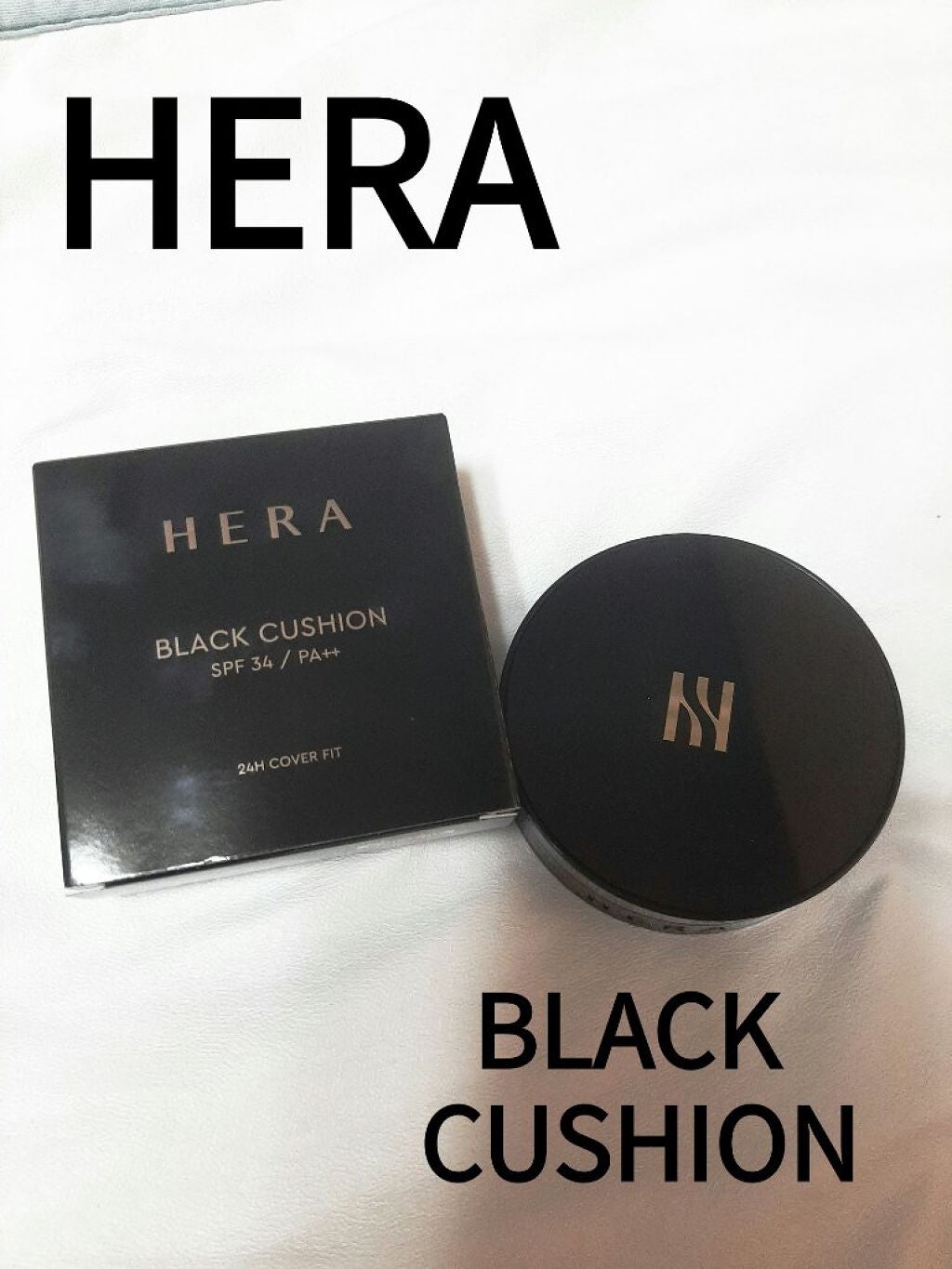 ブラック クッション/HERA/クッションファンデーションを使ったクチコミ(1枚目)