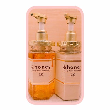 ディープモイスト シャンプー1.0／ヘアトリートメント2.0/&honey/シャンプー・コンディショナーを使ったクチコミ（1枚目）