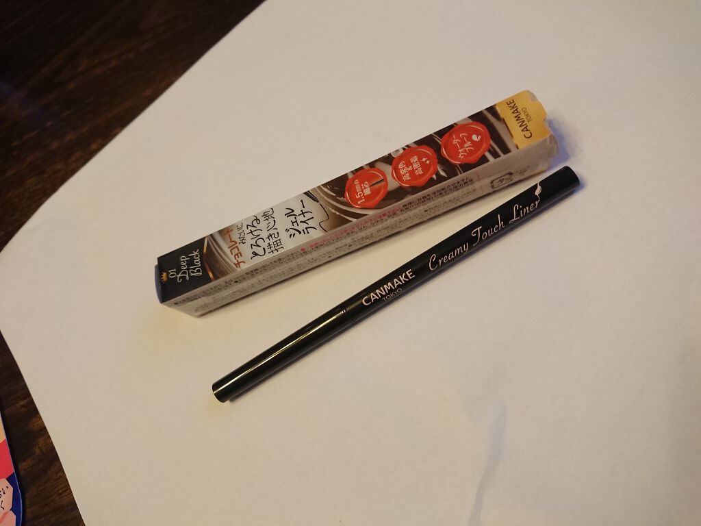 クリーミータッチライナー/キャンメイク/ジェルアイライナーを使ったクチコミ(1枚目)