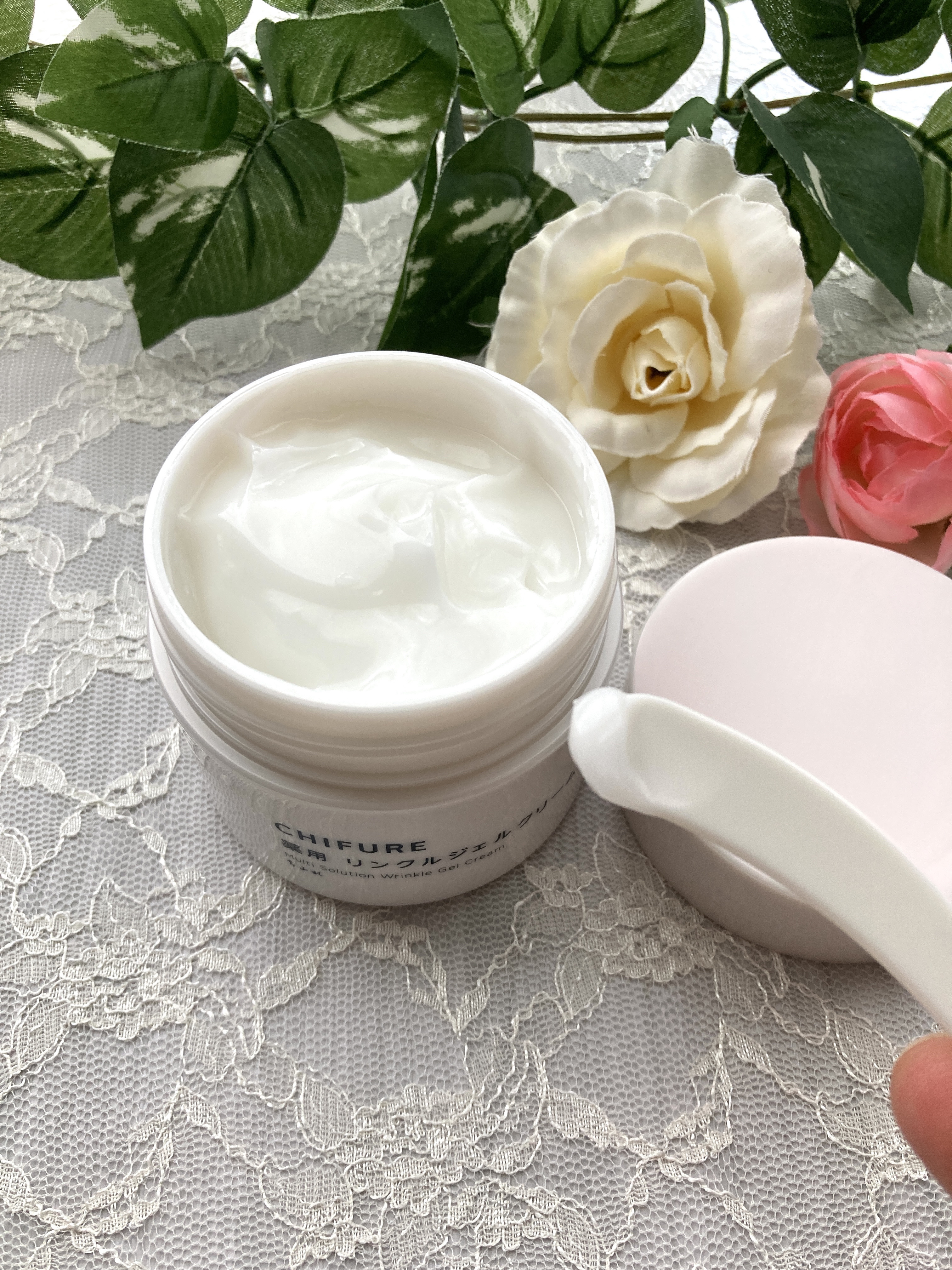 薬用 リンクルジェルクリーム/ちふれ/オールインワン化粧品を使ったクチコミ（2枚目）