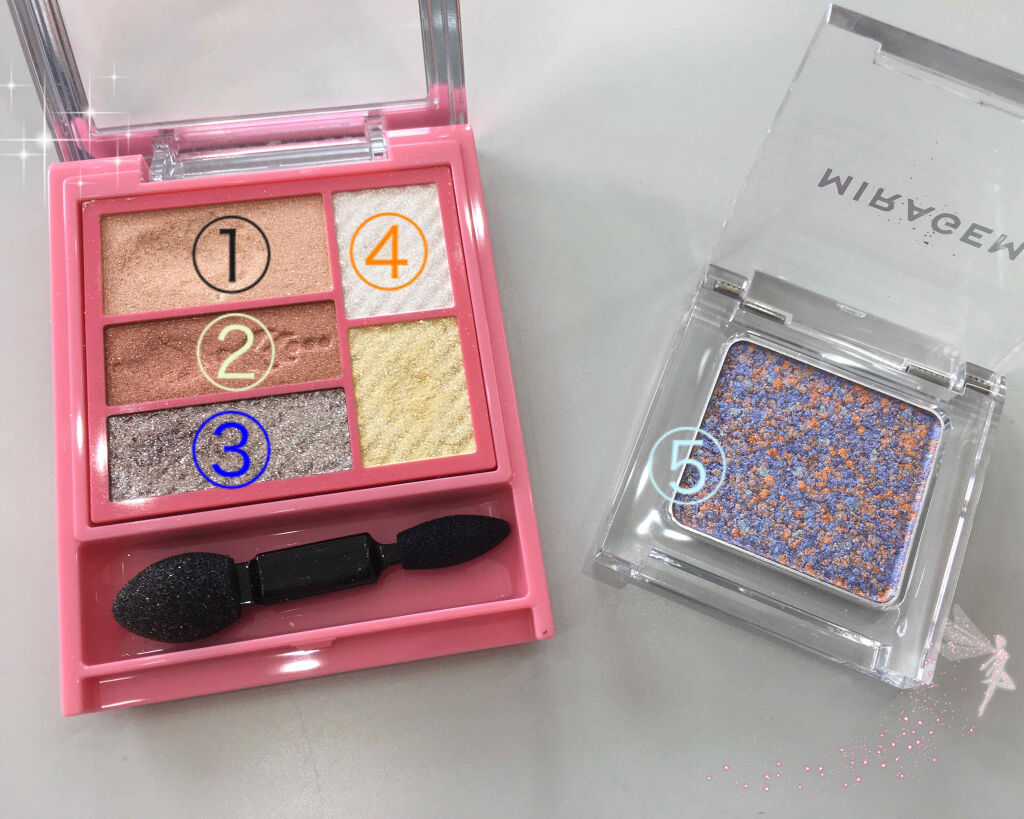 グリッタースプリンクルアイズ 02 ユニコーンドリーム/MIRAGEM/グリッターを使ったクチコミ（2枚目）