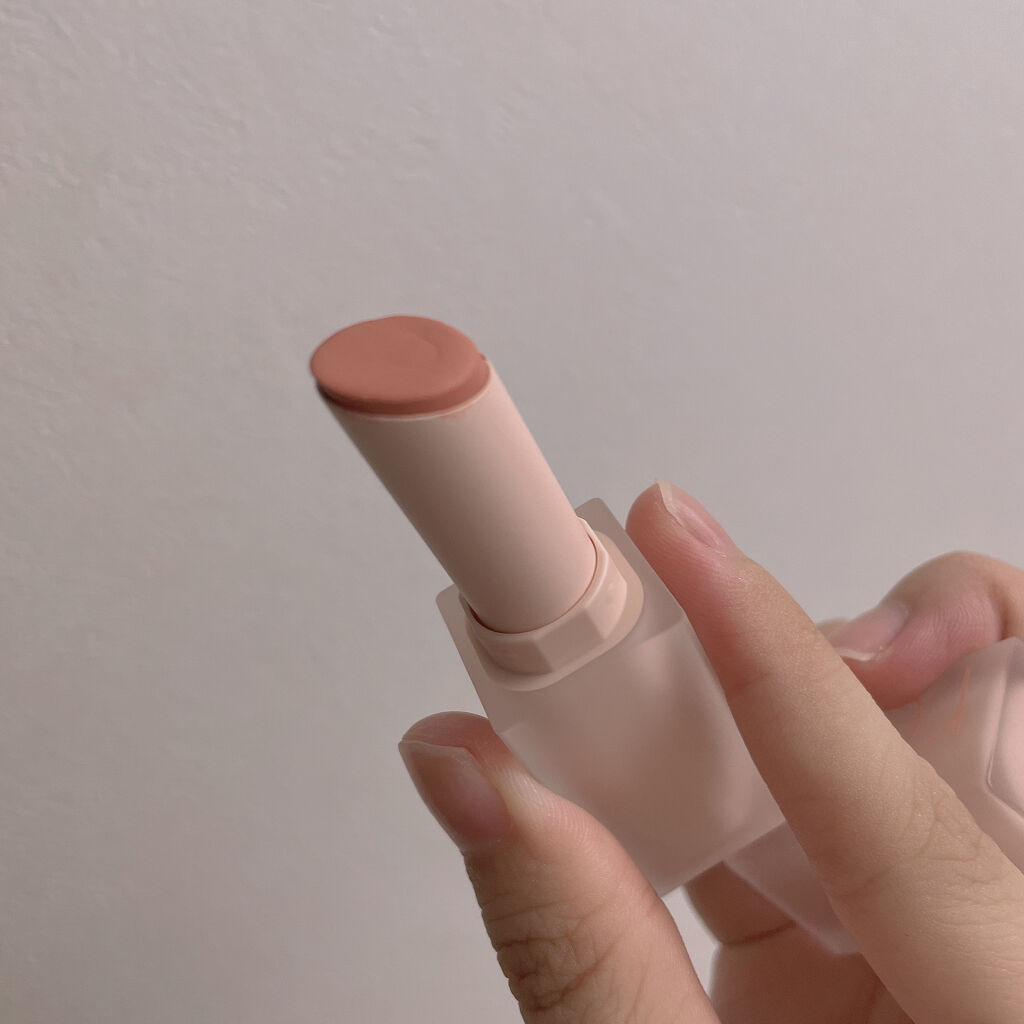 ゼロマットリップスティック 09 シェルヌード/rom&nd/口紅を使ったクチコミ（2枚目）