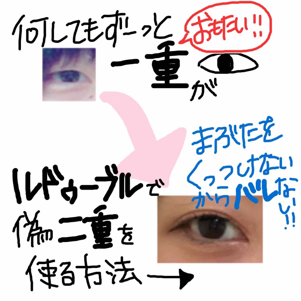 ルドゥーブル/ルドゥーブル/二重まぶた用アイテムを使ったクチコミ（1枚目）