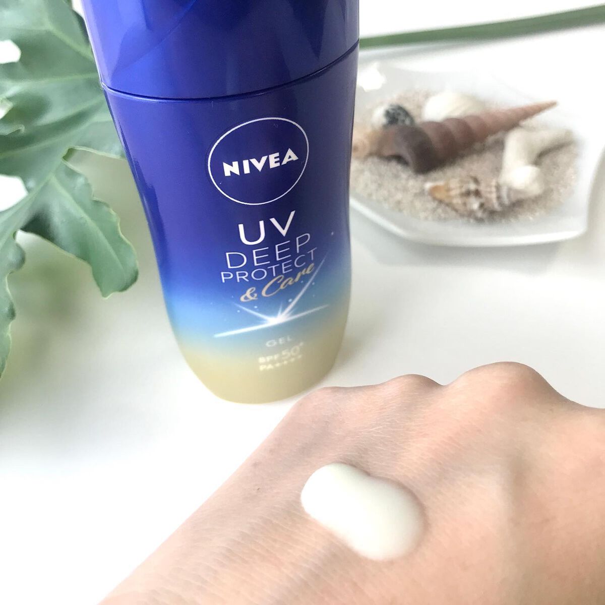 ニベアUV ディープ プロテクト＆ケア ジェル/ニベア/日焼け止めジェルを使ったクチコミ（2枚目）