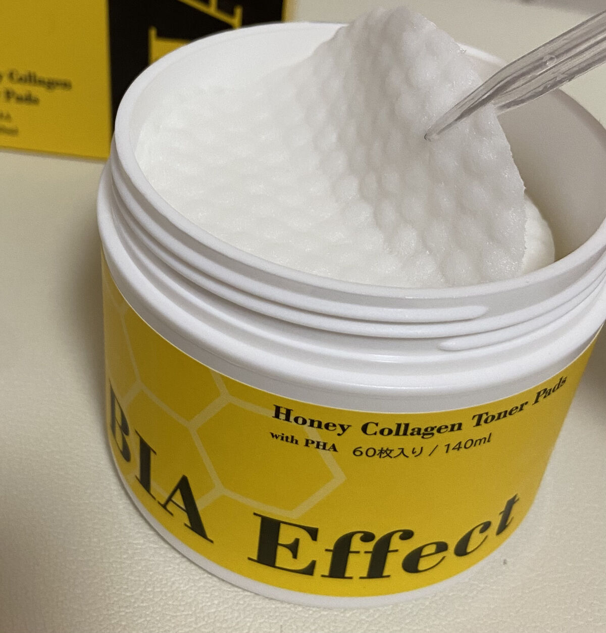 はちみつコラーゲントナーパッド/BIA Effect/トナーパッドを使ったクチコミ（2枚目）