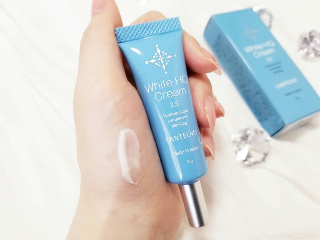 ハイドロキノン2.5%配合ランテルノホワイトHQクリーム/LANTELNO/フェイスクリームを使ったクチコミ（2枚目）