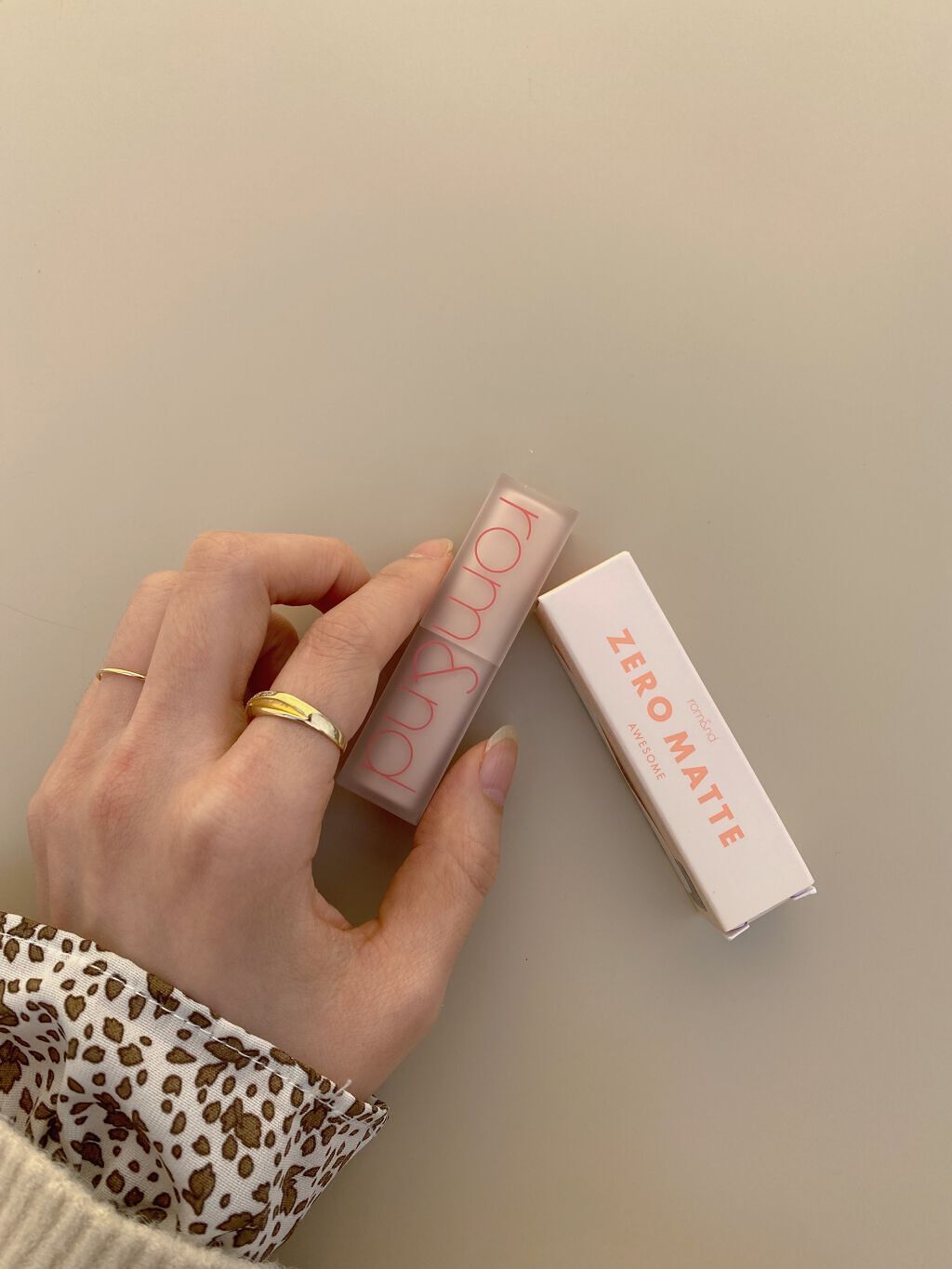 ゼロマットリップスティック/rom&nd/口紅を使ったクチコミ（3枚目）