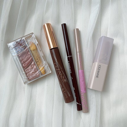 トーンアップアイシャドウ/CEZANNE/アイシャドウパレットを使ったクチコミ(4枚目)