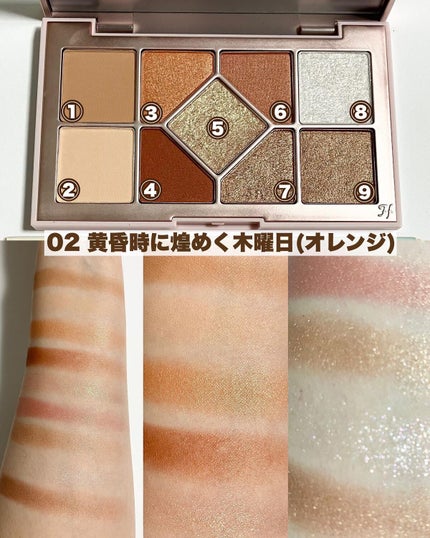 シャインユー アイシャドウパレット/frunflynn/アイシャドウパレットを使ったクチコミ(6枚目)