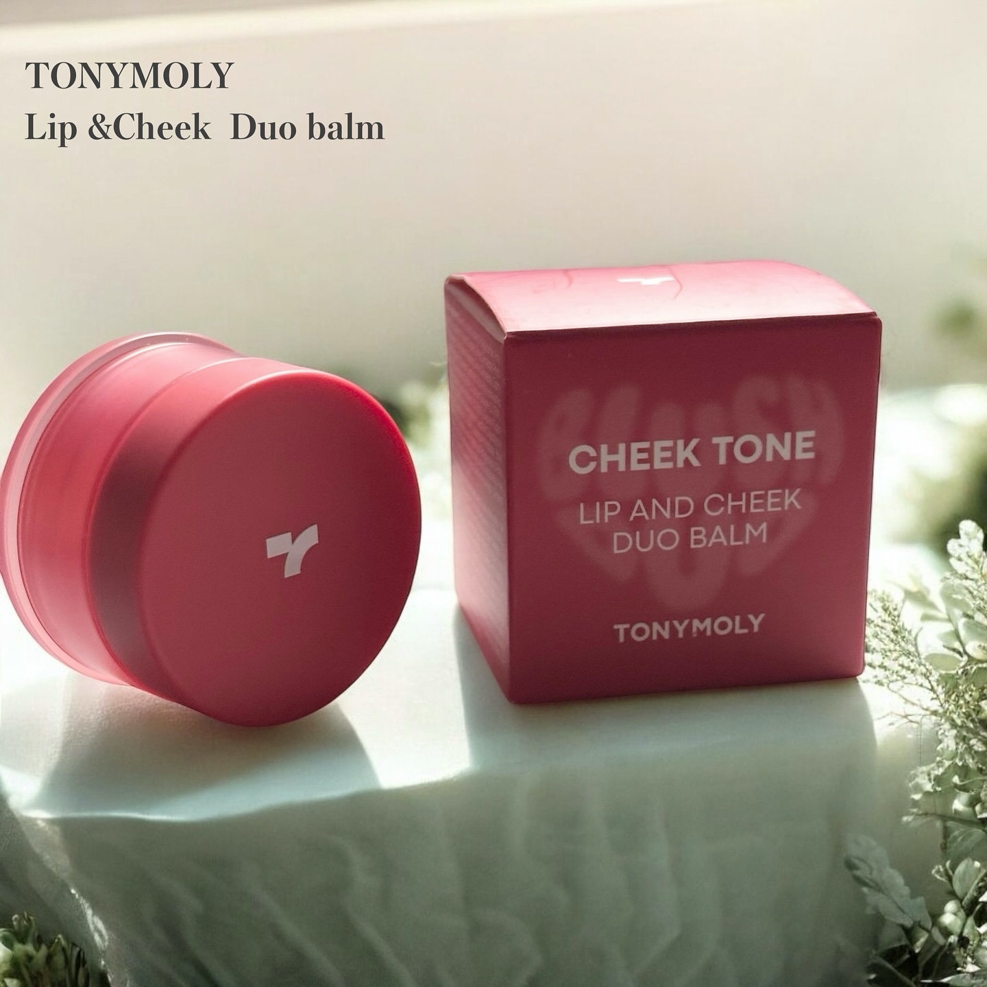 チークトーン リップ＆チーク デュオバーム/TONYMOLY/口紅を使ったクチコミ（2枚目）
