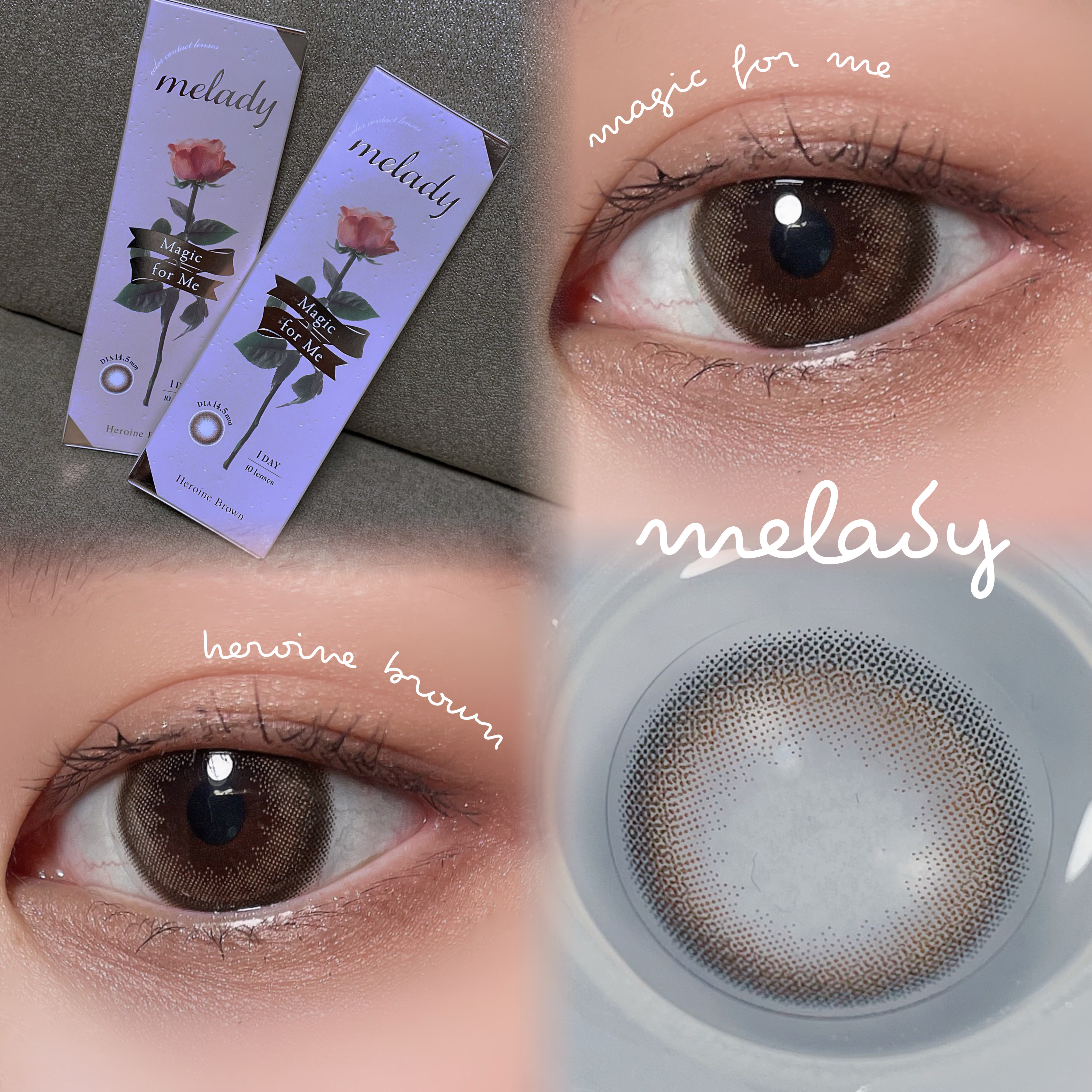 melady 1day/melady/ワンデー（１DAY）カラコンを使ったクチコミ（2枚目）