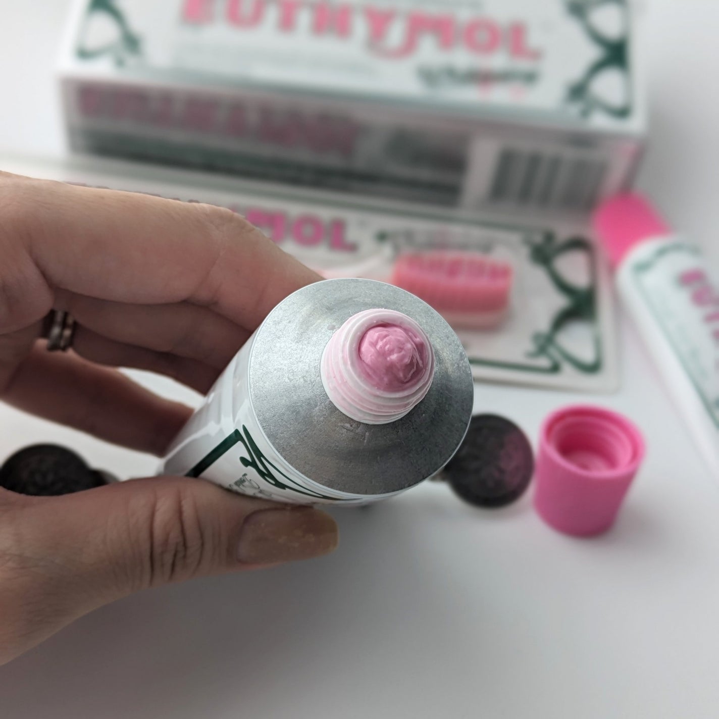 ホワイトニング美白歯磨き粉/EUTHYMOL/歯磨き粉を使ったクチコミ(2枚目)