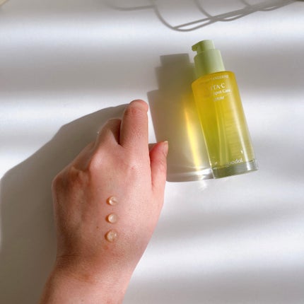 グリーンタンジェリン ビタC ダークスポットケアセラム/goodal/美容液を使ったクチコミ(8枚目)