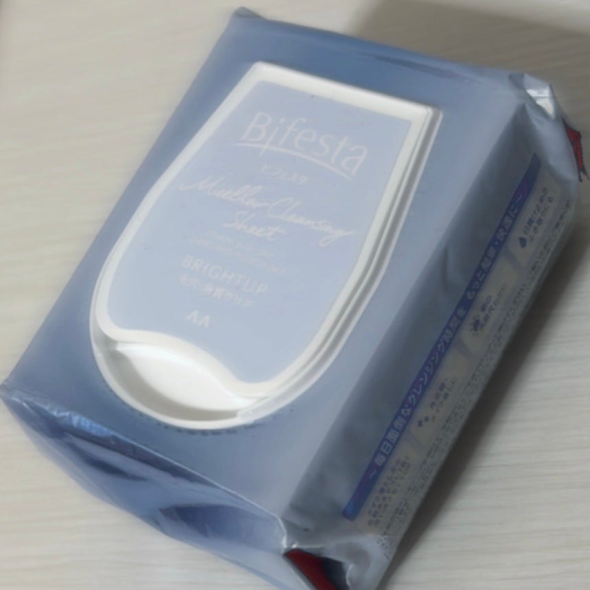 ミセラークレンジングシート ブライトアップ/ビフェスタ/クレンジングシートを使ったクチコミ(1枚目)