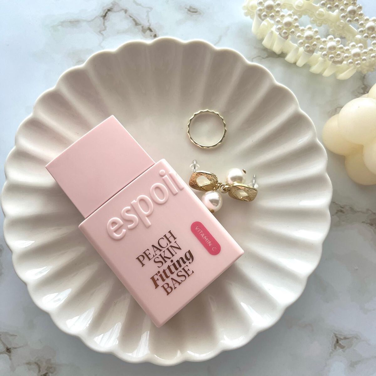 ピーチスキンフィッティングベース オールニュー SPF50 PA++++/espoir/化粧下地を使ったクチコミ（1枚目）