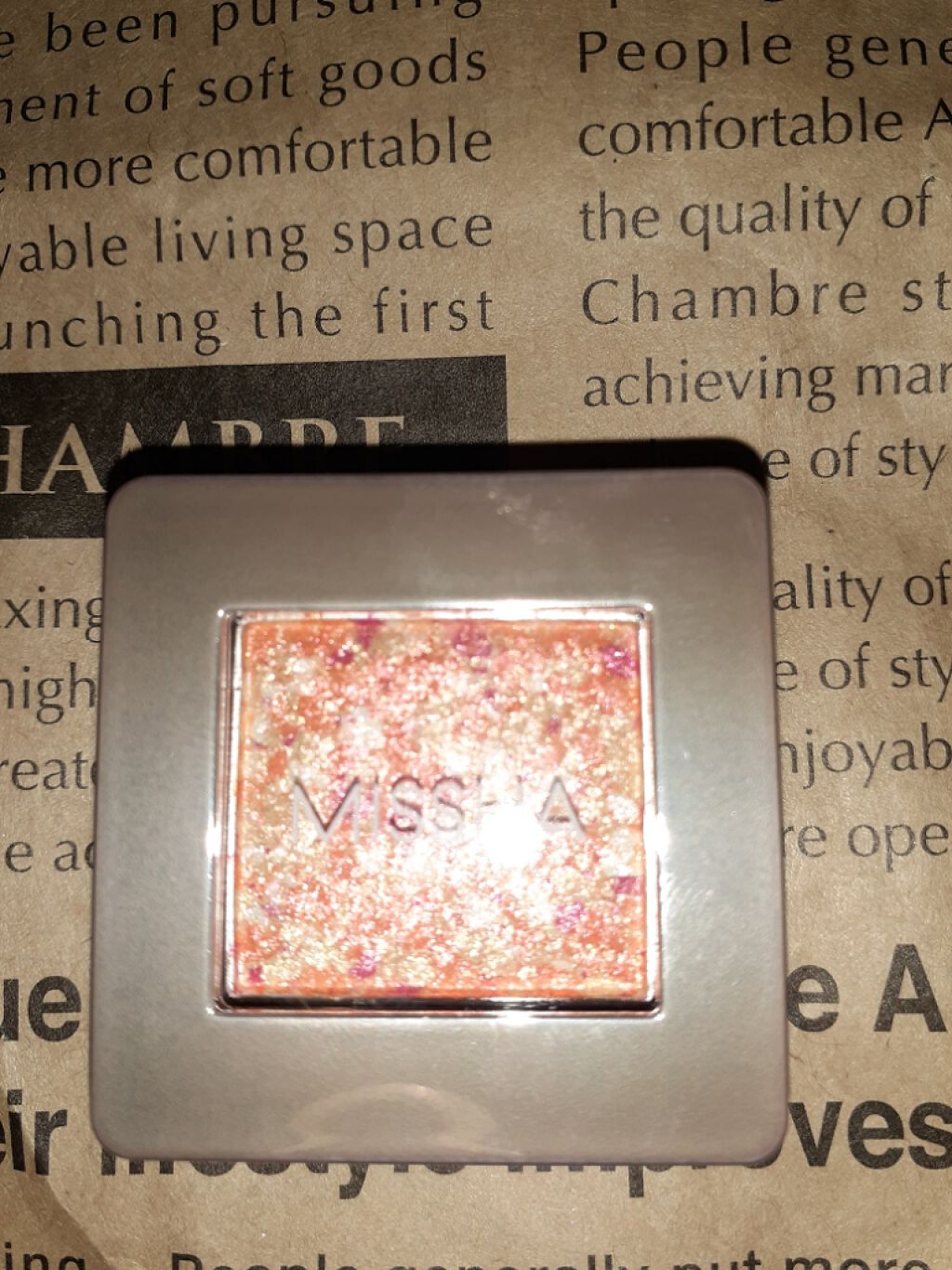 グリッタープリズム シャドウ/MISSHA/グリッターを使ったクチコミ(2枚目)